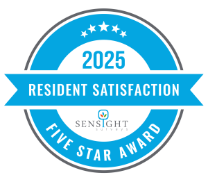 SenSight Resident Satisfaction award badge